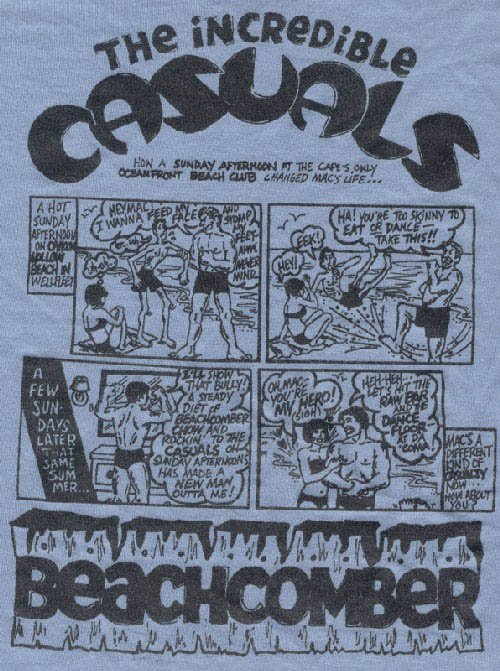 Vintage Incredible Casuals Beachcomber t-shirt comic art