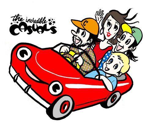 Incredible Casuals cartoon illustration